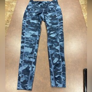 New Balance Blue Camouflage Leggings
